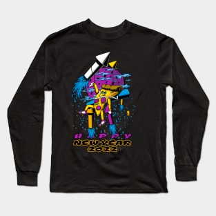 pizza to the planet Long Sleeve T-Shirt